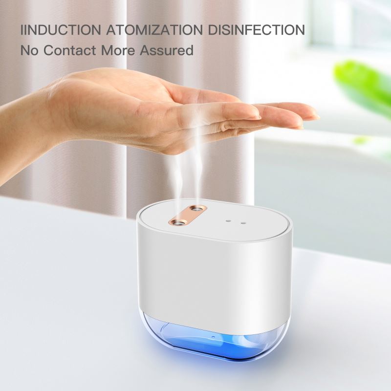 Automatic Induction Alcohol Disinfection Sprayer Infrared Intelligent Induction Atomization Disinfection Machine Touch-Free Hand Wash