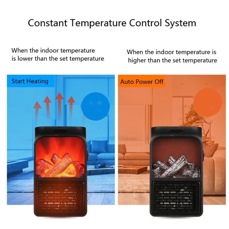 Flame Heater Household Portable Mini Heater Imitating Fire Speed Heat Multi-Function Heater