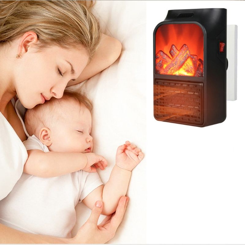 Flame Heater Household Portable Mini Heater Imitating Fire Speed Heat Multi-Function Heater